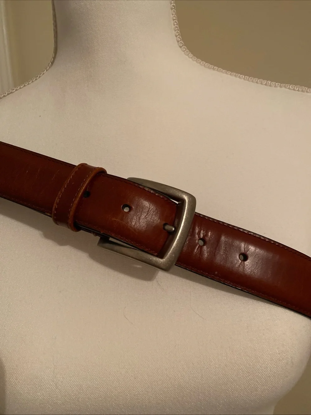 Men's Leather belt by Johnston and Murphy